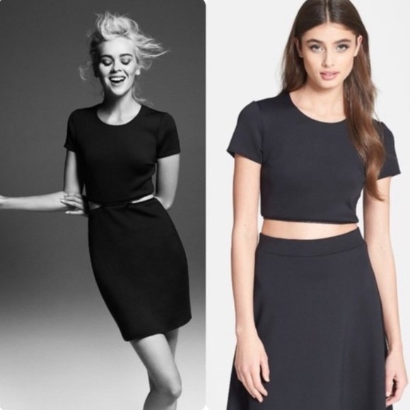 Anthropologie Dresses & Skirts - Bailey44 Black Zipper 3 Way 2 Piece Short Sleeve Mini Dress